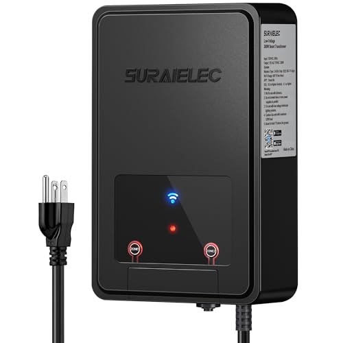 SURAIELEC 300W Wi-Fi Low Votage Landscape Transformer, 2 Zones, 12V 15V AC