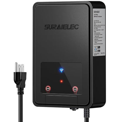 SURAIELEC 300W Wi-Fi Low Votage Landscape Transformer, 2 Zones, 12V 15V AC