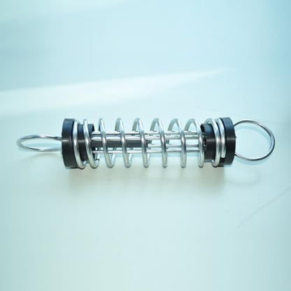 Heavy Duty Marine Mooring Spring - Stainless Steel Shock Absorbing Spring for Boat Dock Line, Prevents Line Breakage & Cleat Damage, Noise Reduction for Yacht/Anchor Mooring(9mm)