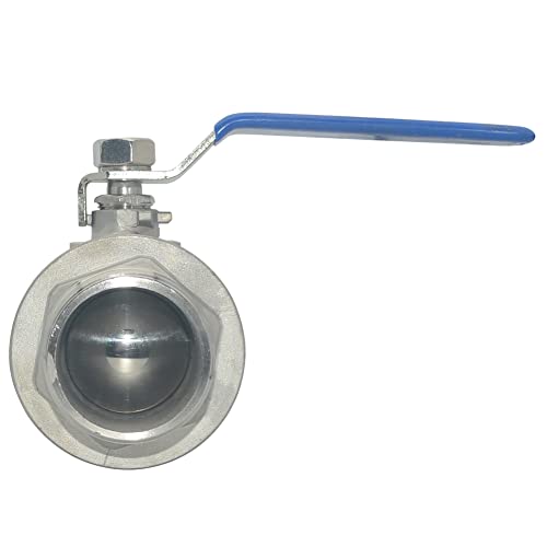 1Pcs 2 Inches Ball Valve - Full Port Heavy Duty Male NPT (MNPT) X Female NPT (FNPT) Thread with Long Handle Switch,Stainless Steel 304 for Water, Oil, and Gas,1000WOG - size: 2 Inch