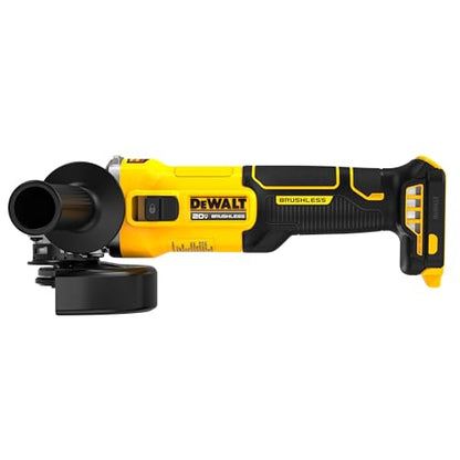 DEWALT 20V MAX Cordless 4 1/2 Inch Slide-Switch Power Angle Grinder, Bare Tool Only (DCG407B) - style: 20V MAX BL 4.5IN Grinder