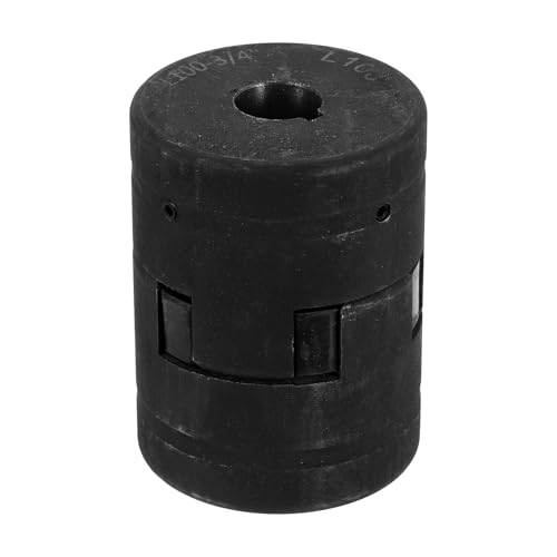 uxcell 3/4" to 3/4" L100 Flexible 3-Piece L-Jaw Coupling Coupler Set & Buna-N NBR Rubber Spider for Log Splitter Hybrid Equipment - size: 3/4" to 3/4", style: L100
