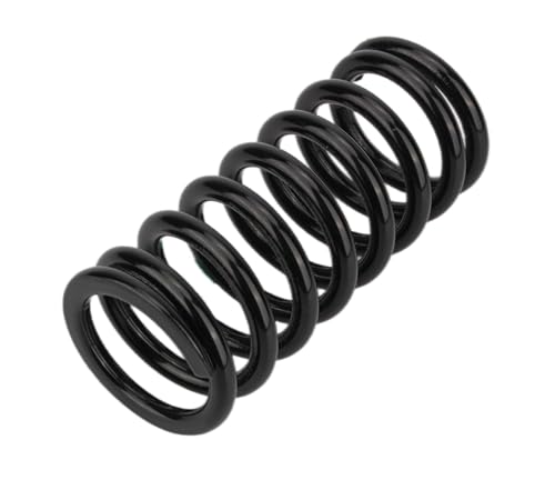 Black Compression Springs (O.D. 1.7" X I.D. 1.25" X Length 3.9" ) 218 Gauge (1/4") Coil Wire - 163 lbs/Inch