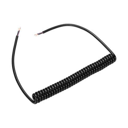 MECCANIXITY 5ft 14AWG Retractable Coiled Coil Cord, 300V 105℃ 3 Conductor - size: 5ft x14AWG, 3 Conductor