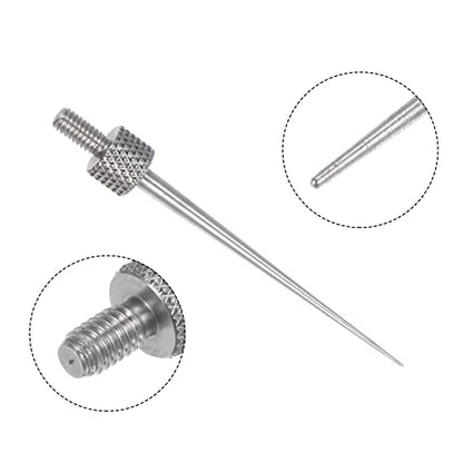 HARFINGTON 3pcs Needle Point Contact Points R0.15 M2.5 Thread 31mm Length 303 Stainless Steel Pointed Head for Dial Digital Indicators Depth Gauge - size: R0.15x31mm