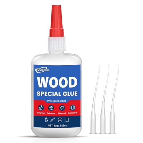 WOUSEDO Wood Glue 30g, Fast Drying Strong Adhesive for Wood Repair - size: Wood Glue