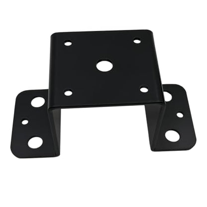 4 PCS Fit Heavy Duty Trailer Stake Pocket Brackets, for Wood Lumber Uprights or Steel Stake Posts Holes for Mounting Flat Beds and Trucks, Black (Fit 3x3 Lumber) - size: Fit 3x3 Lumber