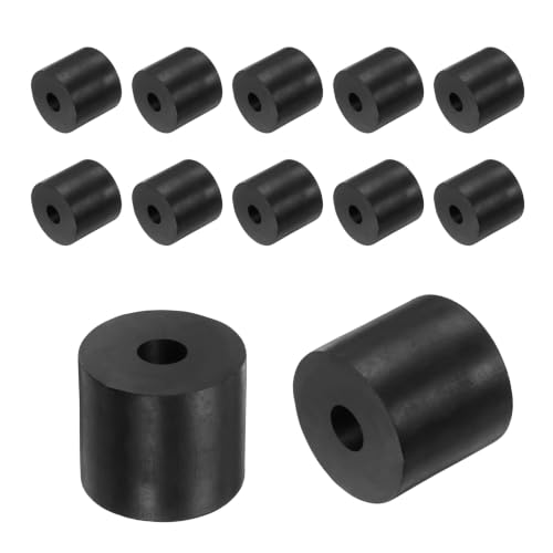uxcell 12Pcs Rubber Vibration Isolation Washers 40mm OD x 12mm ID x 35mm T - size: 40mm OD x 12mm ID x 35mm Thick