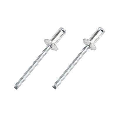 Maozaa 100Pcs 1/8" x 1/4" Aluminum Blind Rivets, Pop Rivets, Silver - color: Silver, size: 1/8" x 1/4"