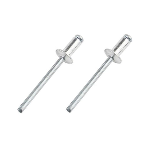 Maozaa 100Pcs 1/8" x 1/4" Aluminum Blind Rivets, Pop Rivets, Silver - color: Silver, size: 1/8" x 1/4"