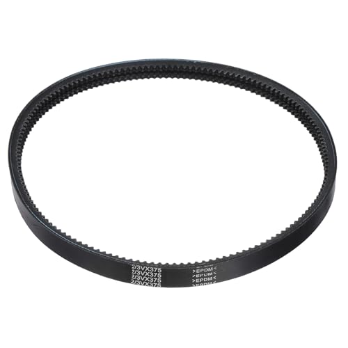 uxcell 2/3VX375 EPDM V-Belt, 2 Banded, 37.5" Outer Circ x0.83 W x0.39 Thk - size: 2/3VX375