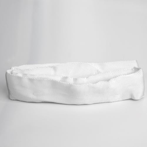 Spanset Aerial Hoop Lyra Rigging Polyester Round Slings Strap for Aerial Silk Yoga hammock Hanging, 5,300 lb. Vertical Capacity, 10,600 lbs Basket - Heavy Duty Poly Lifting Sling (White, 6'7" ft) - color: White, size: 6'7" ft