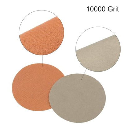 3-Inch Wet or Dry Sandpaper Sanding Paper disc Hook and Loop Sanding Discs 10000 Grit 20 Pcs - size: 3-inch 10000 Grit 20pcs