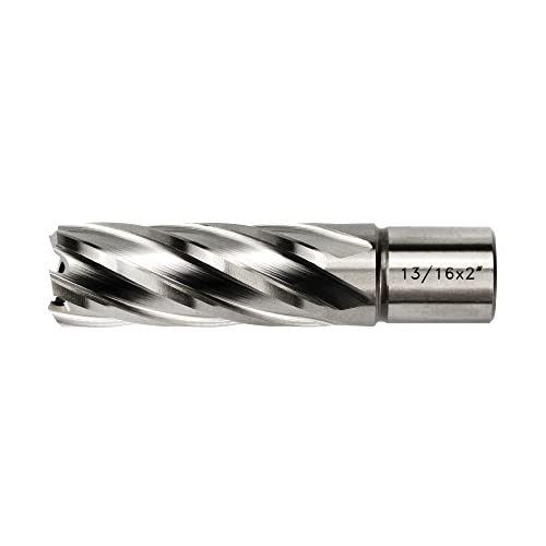 OSCARBIDE 13/16" x 2" HSS Annular Cutter 3/4" Weldon Shank Mag Drill Bit