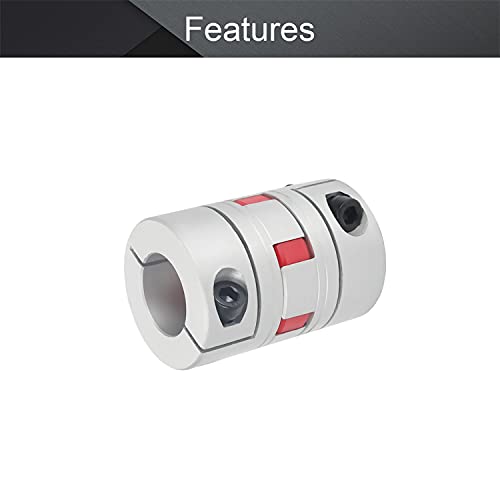 Fielect Shaft Coupling 24mm to 24mm Bore L65xD45 Flexible Coupler Joint for Servo Stepped Motor - size: 24mm to 24mm Bore L65x45D
