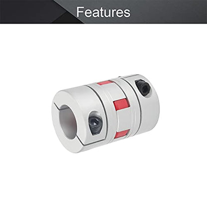 Fielect Shaft Coupling 24mm to 24mm Bore L65xD45 Flexible Coupler Joint for Servo Stepped Motor - size: 24mm to 24mm Bore L65x45D