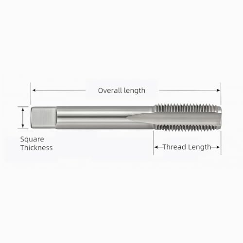 3/8"-18 NPT Tap and Die Set – GCr15 Alloy Steel Pipe Thread Tap and Hex Die Combo, Taper Thread Repair Tool for Conical Pipe Fittings - size: 3/8"-18