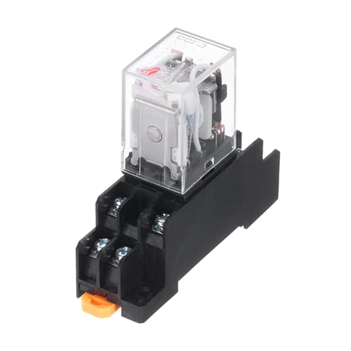 MECCANIXITY 2 Set AC12V Electromagnetic Power Relay 10A 8-Pin AC/DC DPDT