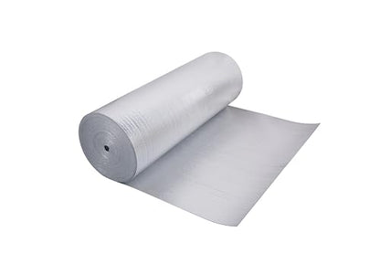 SmartSHIELD -1.5mm 48" x200ft Reflective Insulation roll 800 Sq. Ft., Foam Core Radiant Barrier, Thermal Insulation Shield - Foil / Foil - style: 48" x 200ft FOIL/FOIL