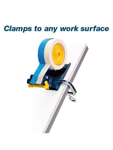 WOD TTD2B Industrial Grade Wide Tabletop Multi-Roll Desktop Tape Dispenser with C-Clamp to Mount Anywhere & Safety Cover Blade: for Tape up to 2" in. Wide (Holds 3" core) 1-Pack - size: Up to 2 Inch - 1 Pack