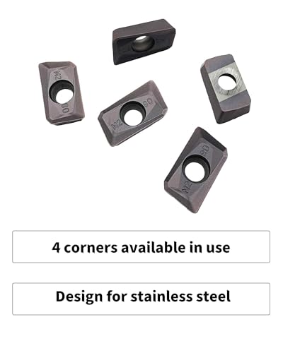 Face Milling Inserts APMT1604PDER-M2 Finish Milling for Stainless Steel - color: 20pcs apmt1604-m2