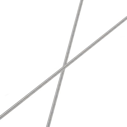 2pcs M2.5 x 250mm Fully Threaded Rod, M2-0.45 Thread Pitch - size: M2.5 (2pcs)