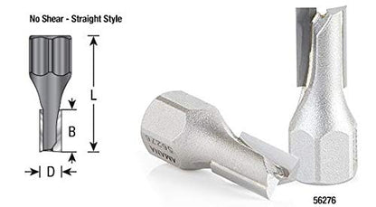 Amana Tool 55285 Carbide Tipped Mortising Screw Down Shear Cutter 3/4-0.015 D x 9/16 CH x 1/4-28 Thread - size: 3/4-0.015 Dia x 9/16