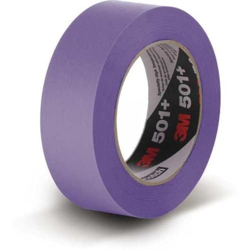 3M 501+ High Temperature Masking Tape, Purple, 1.89 in x 2.15 in