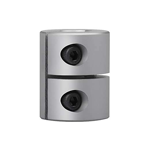 5mm to 5mm Bore Clamping Rigid Coupler, Set Screw Coupling D20 L25, Aluminum Shaft Coupler for Stepper Motor Servo Motor CNC Machine 3D Printer DIY Encoder - size: bore 5mm to 5mm