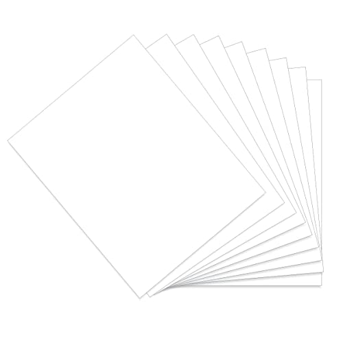 LITKO Plasticard Styrene Sheets | Variety Thickness Pack | White | 8x10 - size: Variety