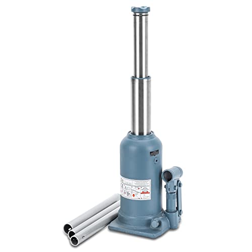 BAOSHISHAN 5 Ton Double Ram Bottle Jack, High Lift Hydraulic Jack - size: 5 Ton (High Lift)