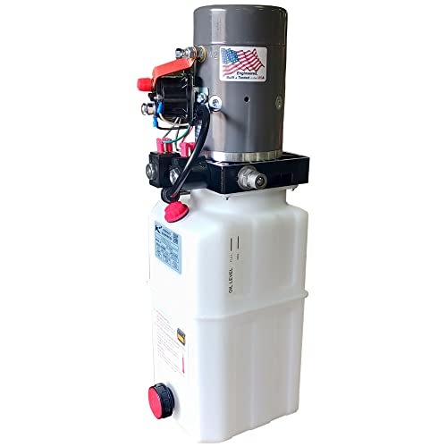 KTI-12VDA3Q Compact 12 VDC Hydraulic Power Unit with Single Double Acting and 3 Quart Capacity for Smooth Operation