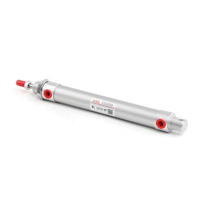SNS Pneumatic 16mm Bore 100mm Stroke NPT1/8 Aluminum Alloy Mini Air Cylinder Double Action MAL16x100 - size: MAL16*100-NPT