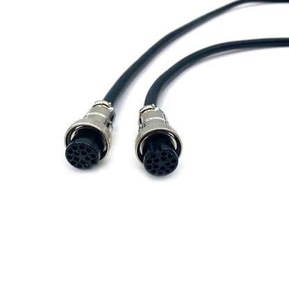 3.28 ft GX20 15 Pin Double Female Cable, GX20 15Pins Female to Female Head Aviation Cordset Electrical Connector Panel Mount Circular Metal Adapter Cordset for Ships 5A 200V 22AWG (1meter) - size: GX20 15Pin