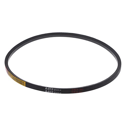 HARFINGTON A-813 V-Belts Drive Belt 813mm Inner 13mm Width 8mm Thickness Girth Rubber for Power Transmission - size: 813mm