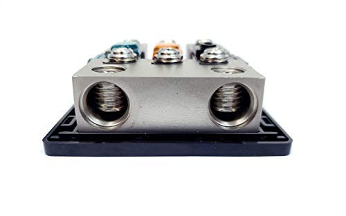 KnuKonceptz Bassik High Current 3 Way 0 Gauge Fuse Distribution Block - 120 Amp - size: 120 Amp