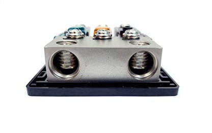 KnuKonceptz Bassik High Current 3 Way 0 Gauge Fuse Distribution Block - 120 Amp - size: 120 Amp