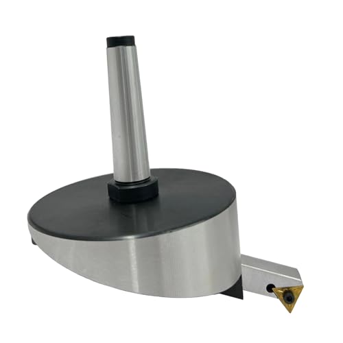 Large head size 4" Inch/ 100 mm diameter Fly cutter with Carbide Indexable tip facing tool (Morse Taper 2MT) - size: Morse Taper 2MT