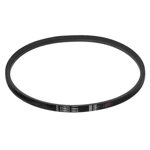 uxcell C46 Drive V-Belt 46 Inch (1168mm) Inner Circumference x 22mm Width x 14mm Height, Rubber V Belt for Power Transmission - size: C46