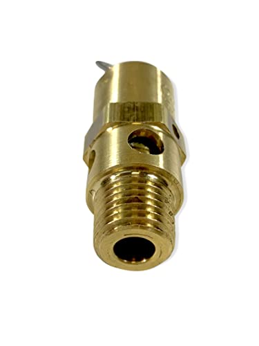 Brass, 1/4" NPT Industrial Hard Seat Safety Pressure Relief Valve, Made In The USA (30 PSI / 34 SCFM) - style: 30 PSI / 34 SCFM