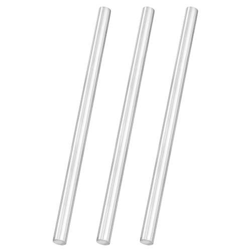 uxcell 3pcs 304 Stainless Steel Round Rods, 5/16" Dia x 6" Length Stainless Steel Metal Solid Shaft Rod Bar for Industry Use Metal Working Hobbies DIY Craft, Silver - size: 5/16" Dia x 6" Length