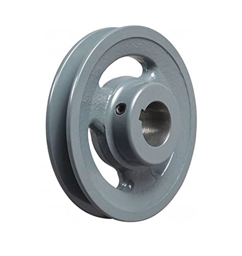 AK56 1-1/8" Sheave Pulley with 5.6" OD One Groove Pulley AK56 for V-Belts Size 4L, A, AX, AK56118 (OD: 5.6" - ID : 1-1/8")