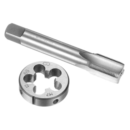 uxcell M17 x 1mm Metric Tap and Die Set, Machine Thread Screw Tap with Round Threading Die, Tap & Die Kit for Nut Screw Bolt Thread Repair - size: M17 x 1mm