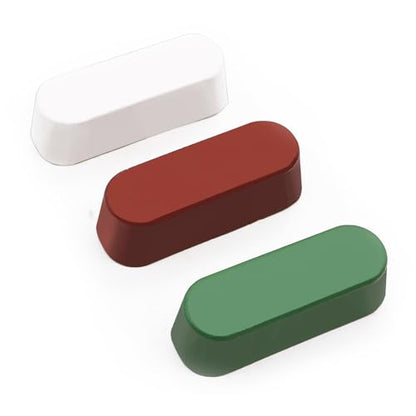 Metal Buffing Polishing Compound Kit,Buffing Wheel Compound Including White Diamond,Red Rouge, General Green(3 Pack, 4 Oz) - size: 4 Oz