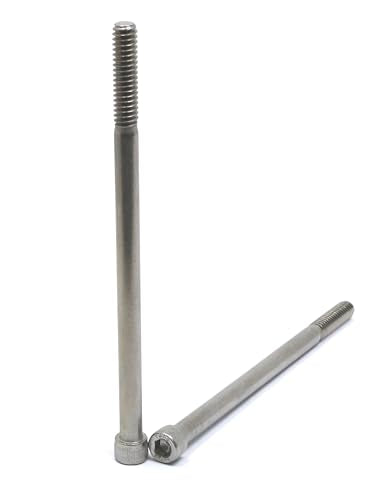 iexcell 10 Pcs 1/4-20 x 4-1/2" Partially Threaded Stainless Steel 304 Hex Socket Head Cap Screws Bolts Kit - size: 1/4-20 x 4-1/2" ( Partially Threaded )