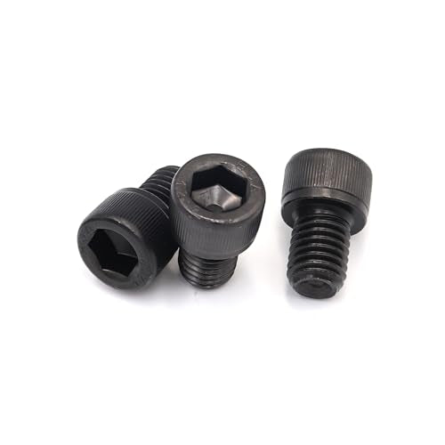 6pcs M12 x 16mm Black Socket Cap Bolts Screws 12.9 Grade Alloy Steel,M12 Allen Head Screws 35mm Long - size: 6pcs M12 x 16mm
