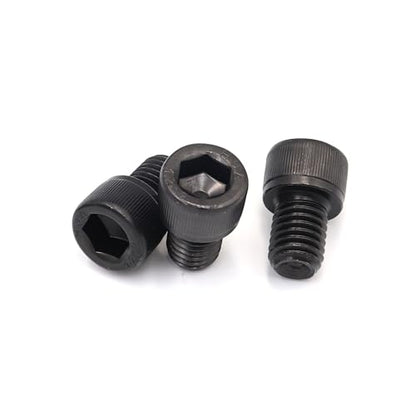 6pcs M12 x 16mm Black Socket Cap Bolts Screws 12.9 Grade Alloy Steel,M12 Allen Head Screws 35mm Long - size: 6pcs M12 x 16mm