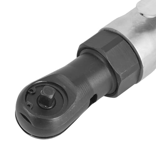 Mini Air Ratchet Wrench, Small Size and Light Weight 1or4in Threaded Connector, Very Low Vibration for Long Hours of Work, Support Forward and Reverse Rotation, Three Gears (1/4
