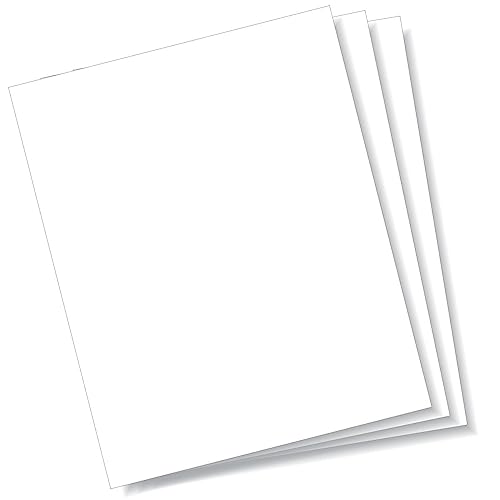 LITKO Plasticard Styrene Sheets | .080" Modeling Plastic | White | 3 Pack - size: .080 Inch