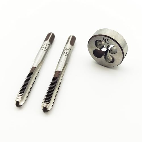 AtticZone M5 x 0.8 Metric Hand Thread Tap and Die Set, Right Hand - size: M5x0.8